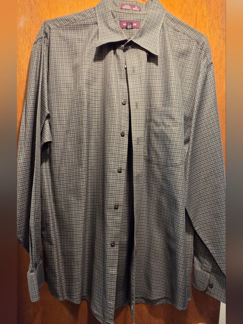 Nordstom Mens Luxury Vintage NWOT Dress Shirt SzXL18"×35: - Picture 2 of 4